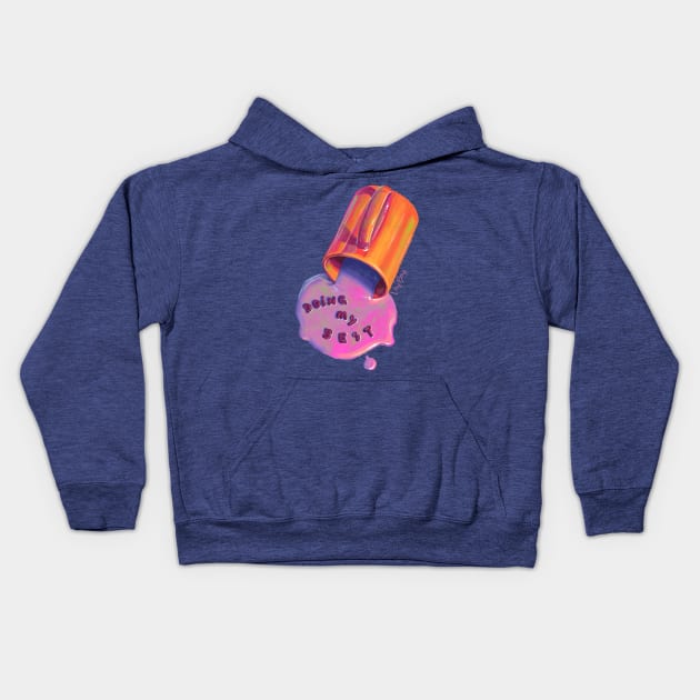 Doing My Best Kids Hoodie by VeryBerry